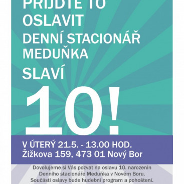 Denní stacionář Meduňka slaví 10 let!