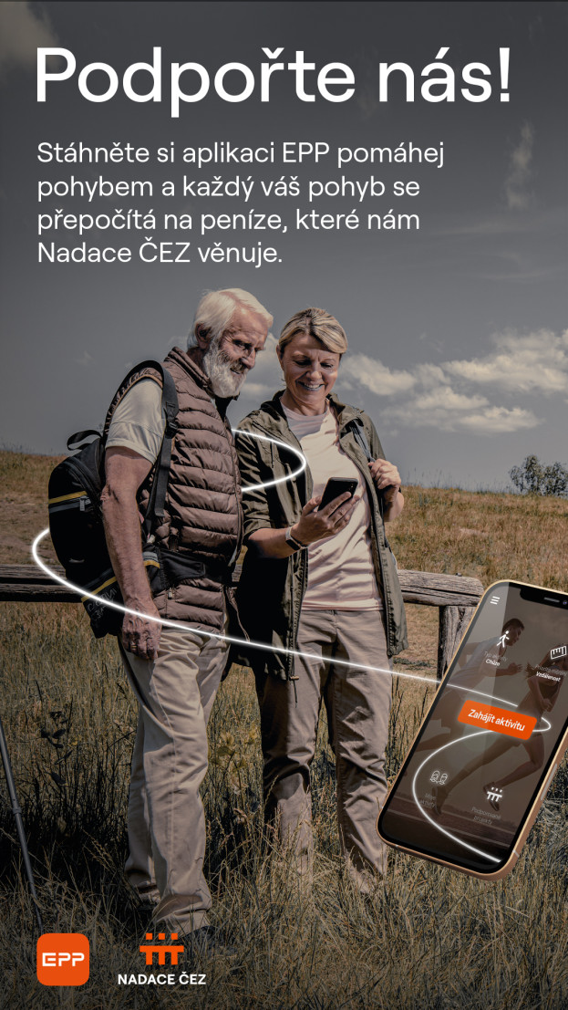 Náš projekt Ubytování pro seniory v nouzi nově v aplikaci Pomáhej pohybem