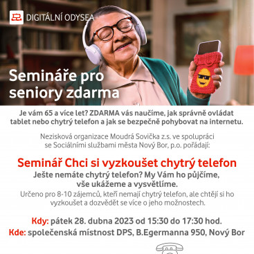 Seminář Chci si vyzkoušet chytrý telefon 