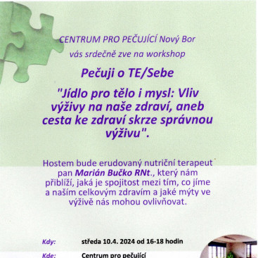 Workshop- vliv výživy na zdraví